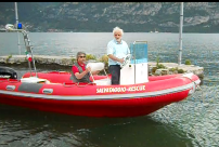 video QR rescue boat